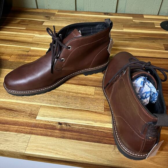 Cole Haan NWOB Midland Lug Sole Water Resistant Chukka Boots Men Size 7.5 New - Picture 5 of 13